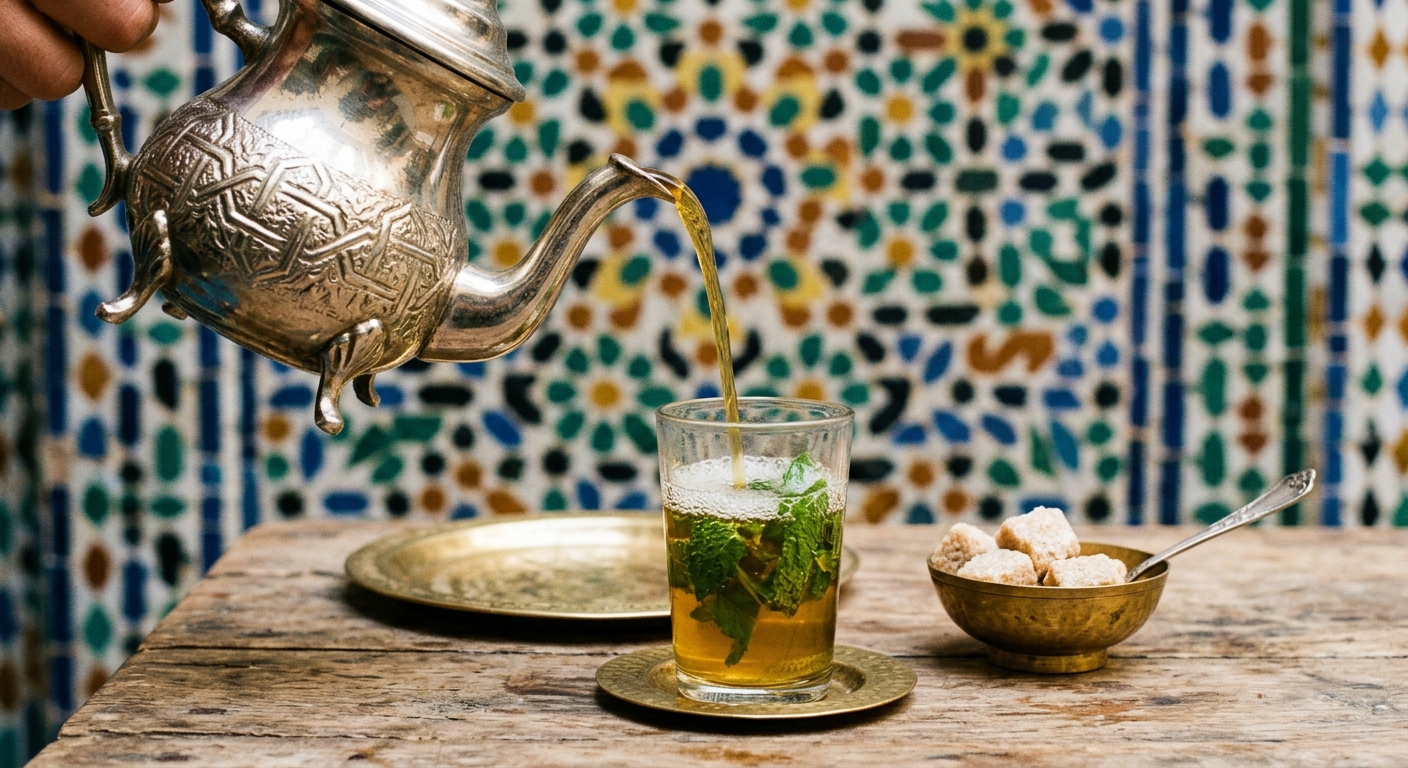 Thé à la Menthe Marocain